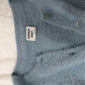 Aritzia Sunday Best Soft Blue Cardigan